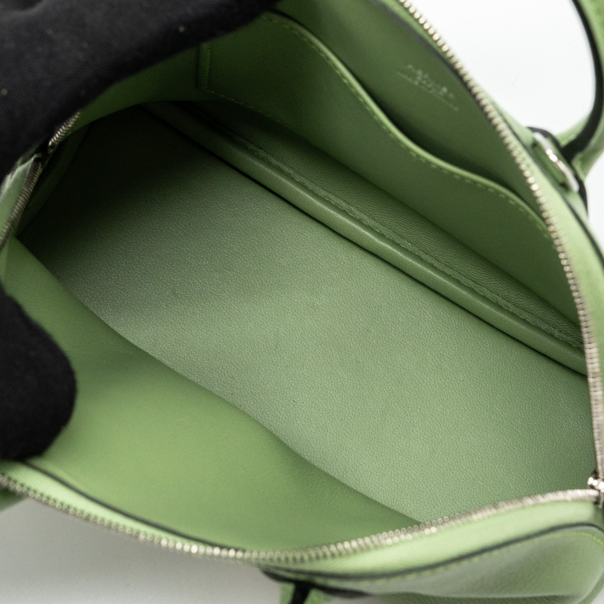 HERMES MINI BOLIDE EVERCOLOR VERT CRIQUET SHW