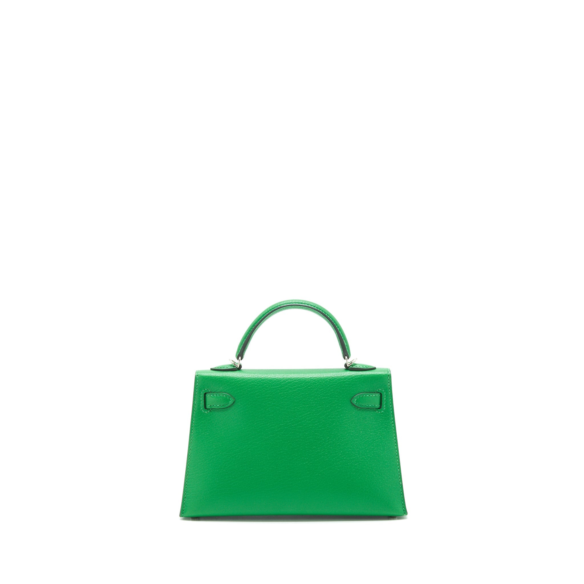 HERMES MINI KELLY 20CM CHEVRE 1K BAMBOU SHW
