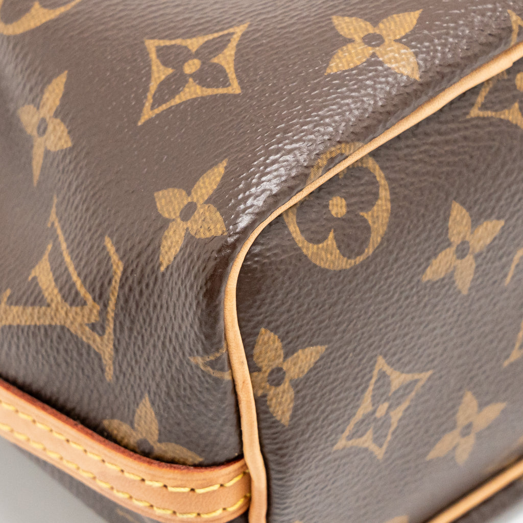 LOUIS VUITTON NANO NOE MONOGRAM CANVAS GHW