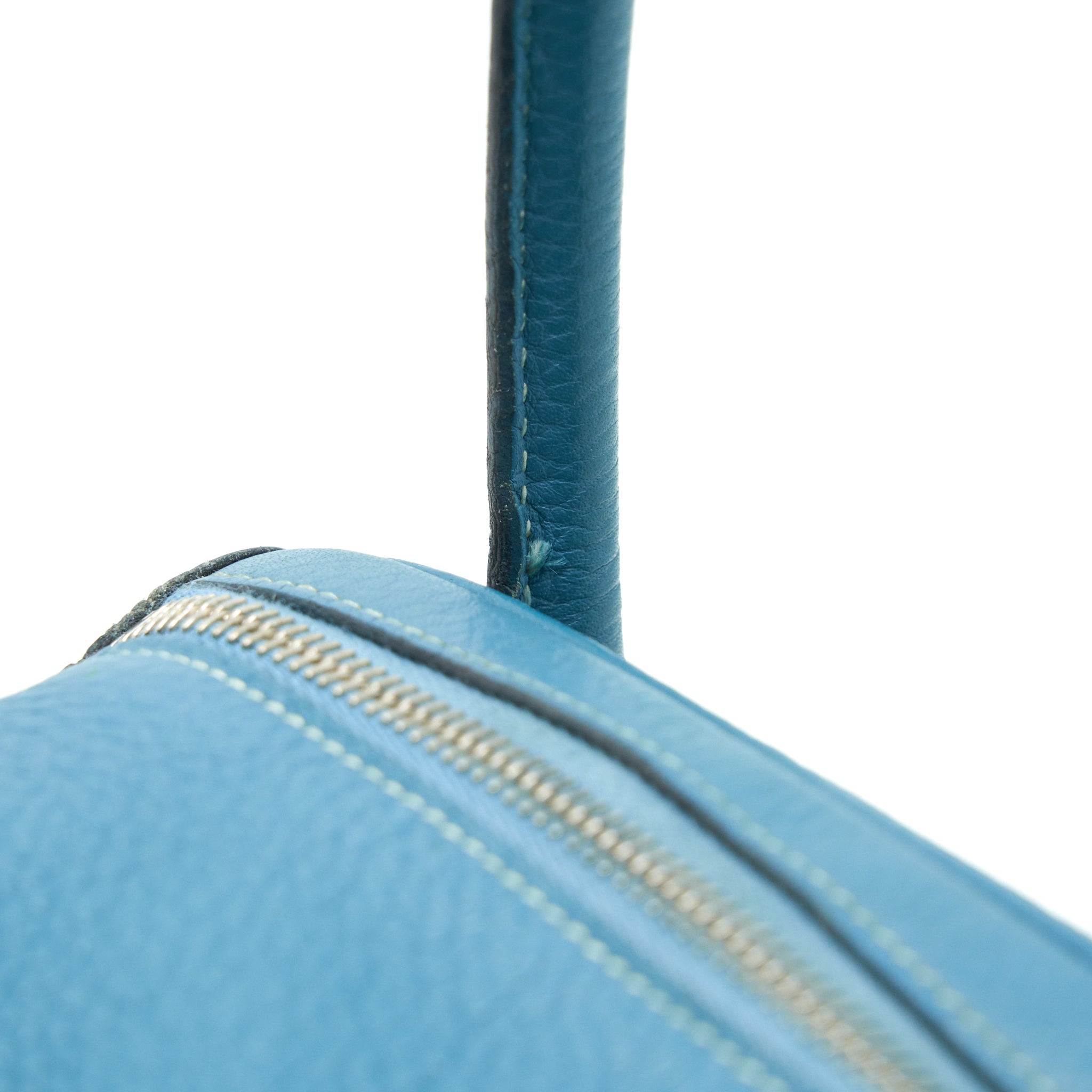 HERMES LINDY 30 BLUE JEAN SHW