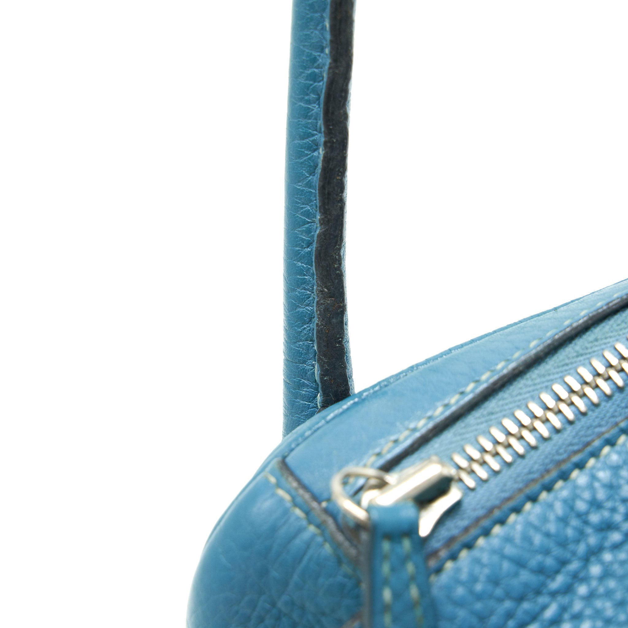 HERMES LINDY 30 BLUE JEAN SHW