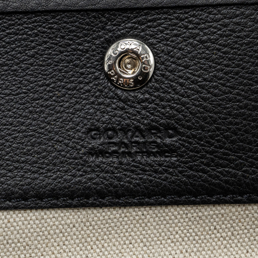 GOYARD SAINT LOUIS PM TOTE BAG GOYARDINE CANVAS BLACK /MULTICOLURED SHW