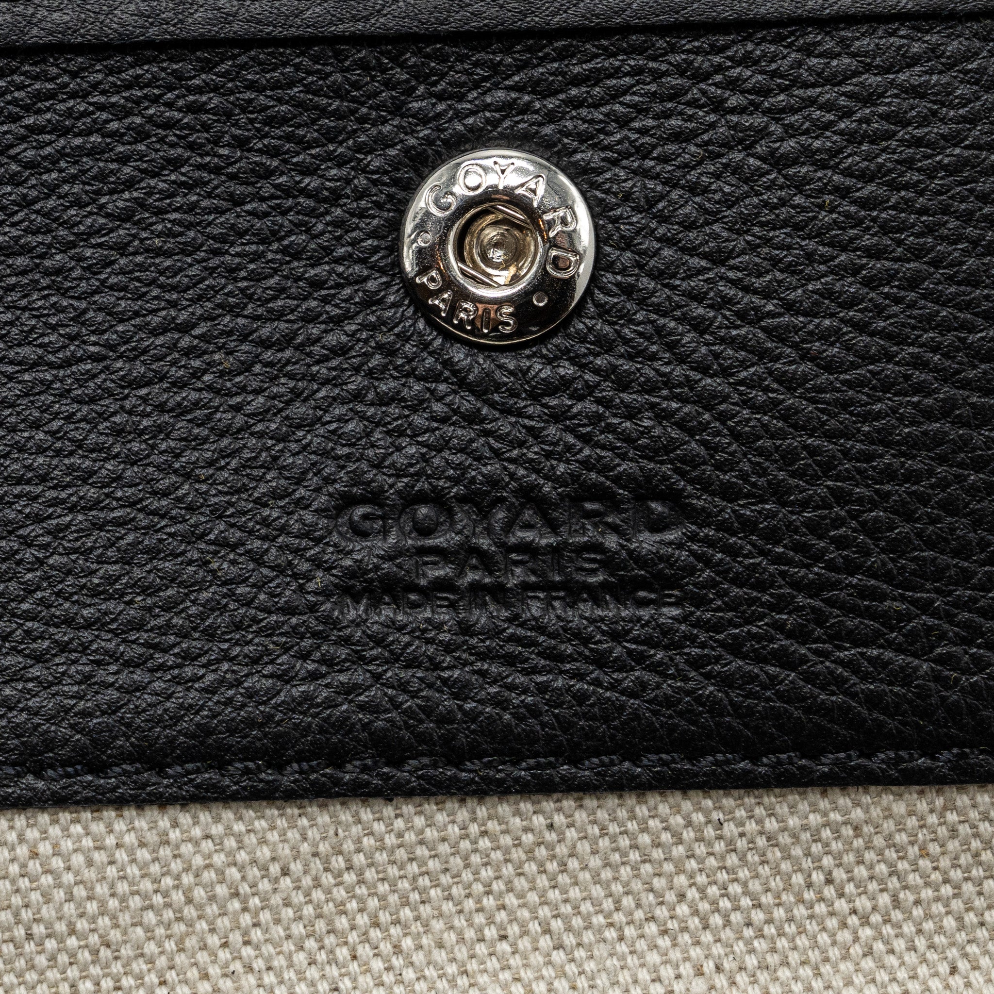 GOYARD SAINT LOUIS PM TOTE BAG GOYARDINE CANVAS BLACK /MULTICOLURED SHW