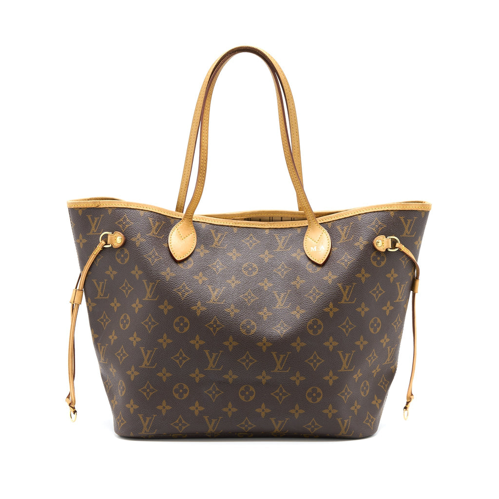 LOUIS VUITTON NEVERFULL MM MONOGRAM CANVAS GHW