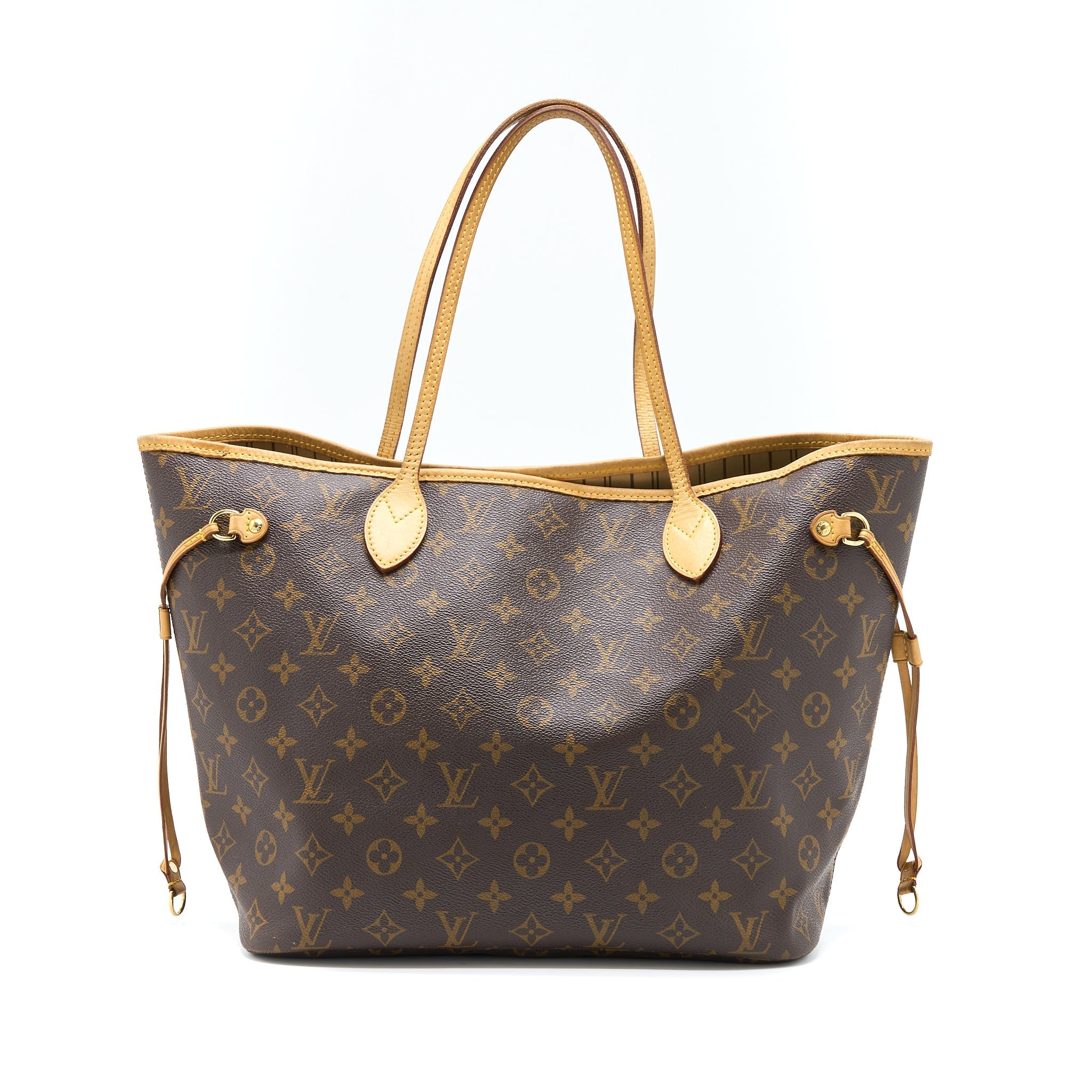 LOUIS VUITTON NEVERFULL MM MONOGRAM CANVAS GHW