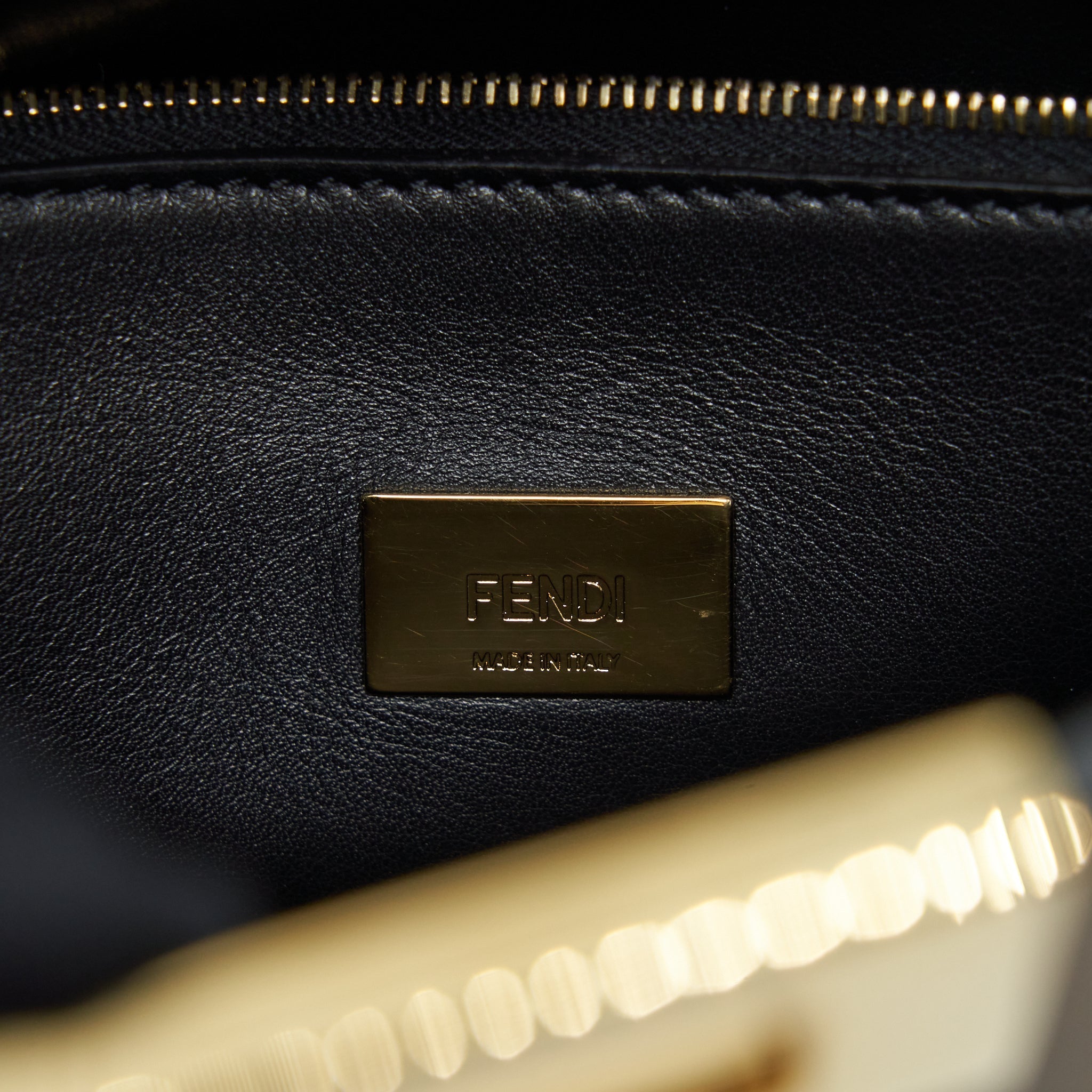 FENDI PEEKABOO BAG LIGHT GREY GHW