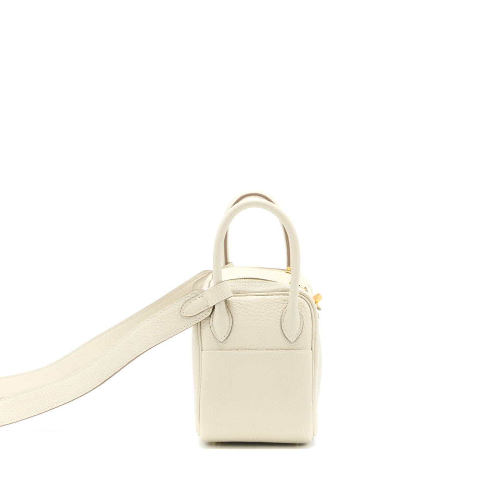 HERMES MINI LINDY CLEMENCE CRAIE GHW