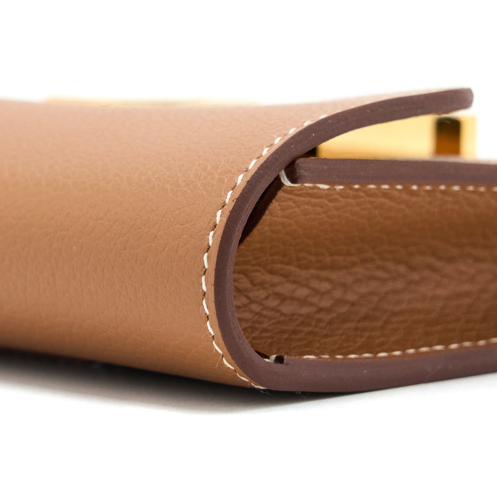 HERMES CONSTANCE SLIM EVERCOLOR GOLD GHW