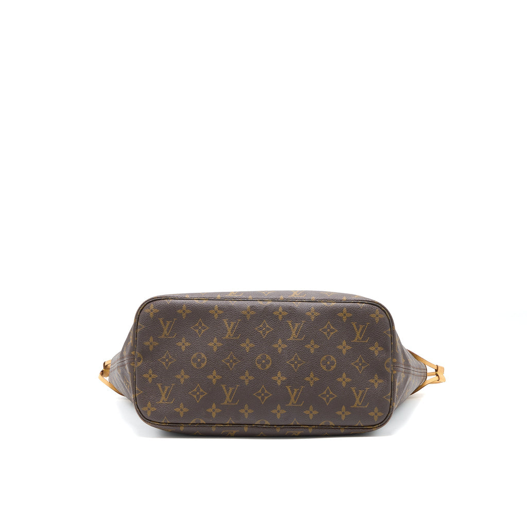 LOUIS VUITTON NEVERFULL MM MONOGRAM CANVAS GHW