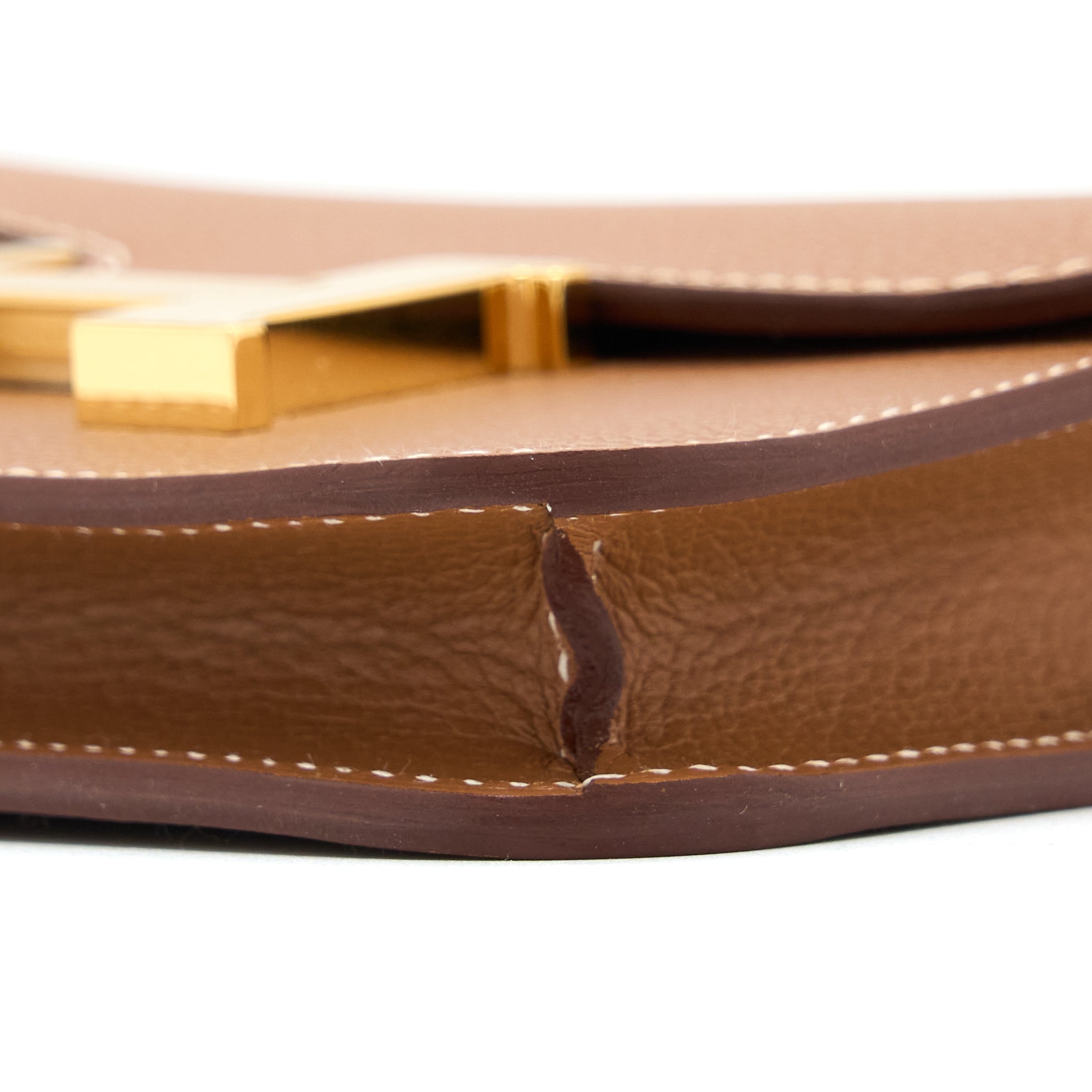 HERMES CONSTANCE SLIM EVERCOLOR GOLD GHW