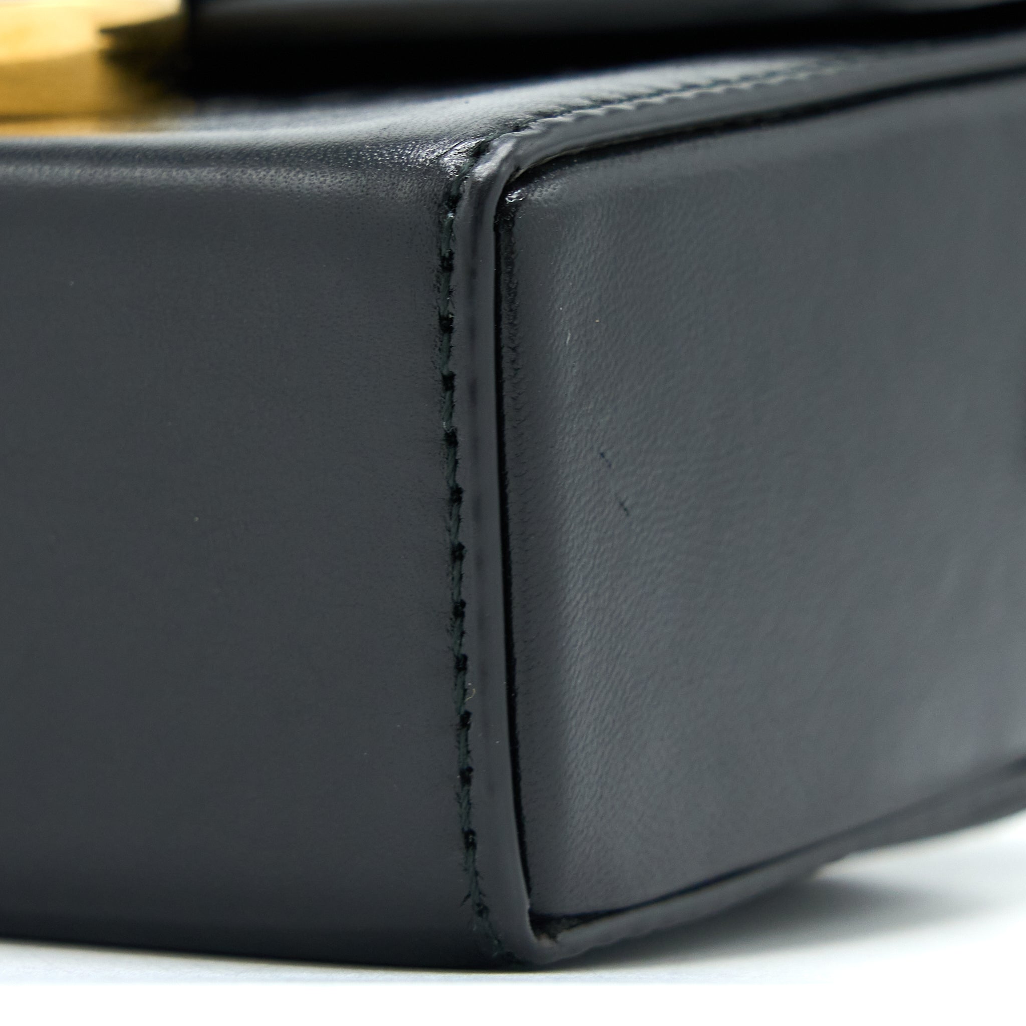 DIOR 30 MONTAIGNE MINI BOX BAG LAMBSKIN BLACK GHW