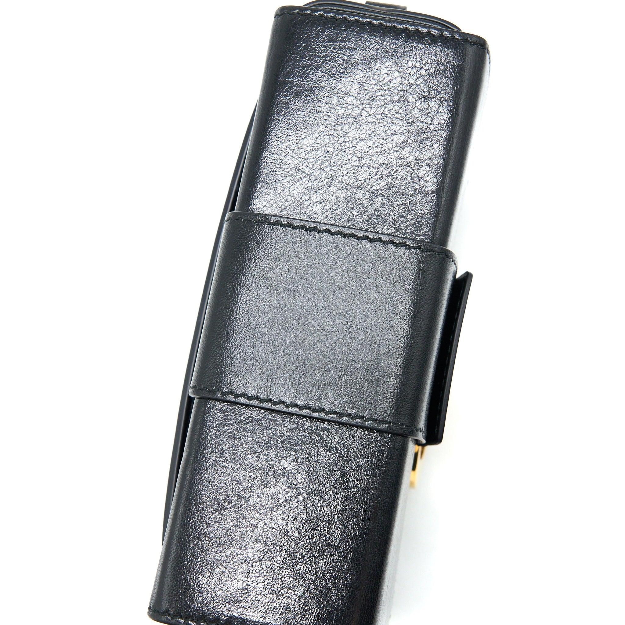 DIOR 30 MONTAIGNE MINI BOX BAG LAMBSKIN BLACK GHW