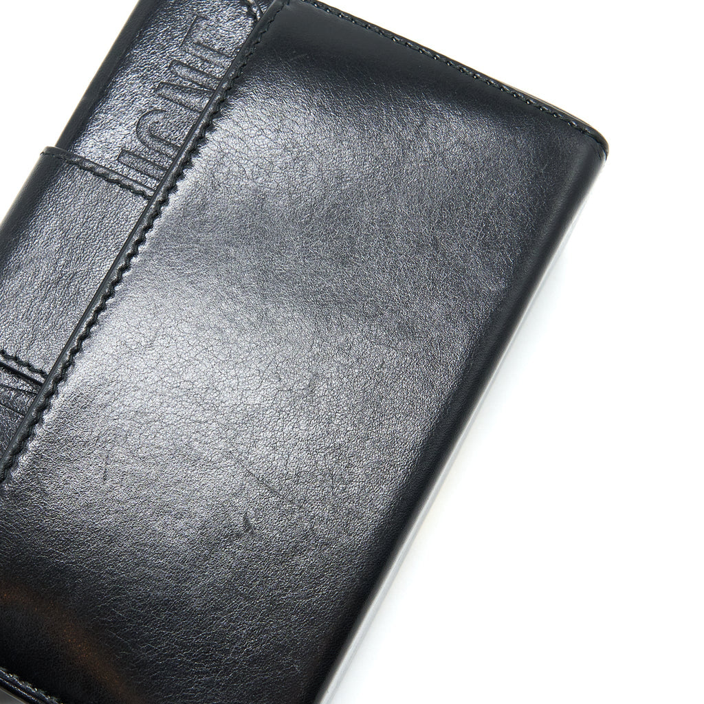 DIOR 30 MONTAIGNE MINI BOX BAG LAMBSKIN BLACK GHW
