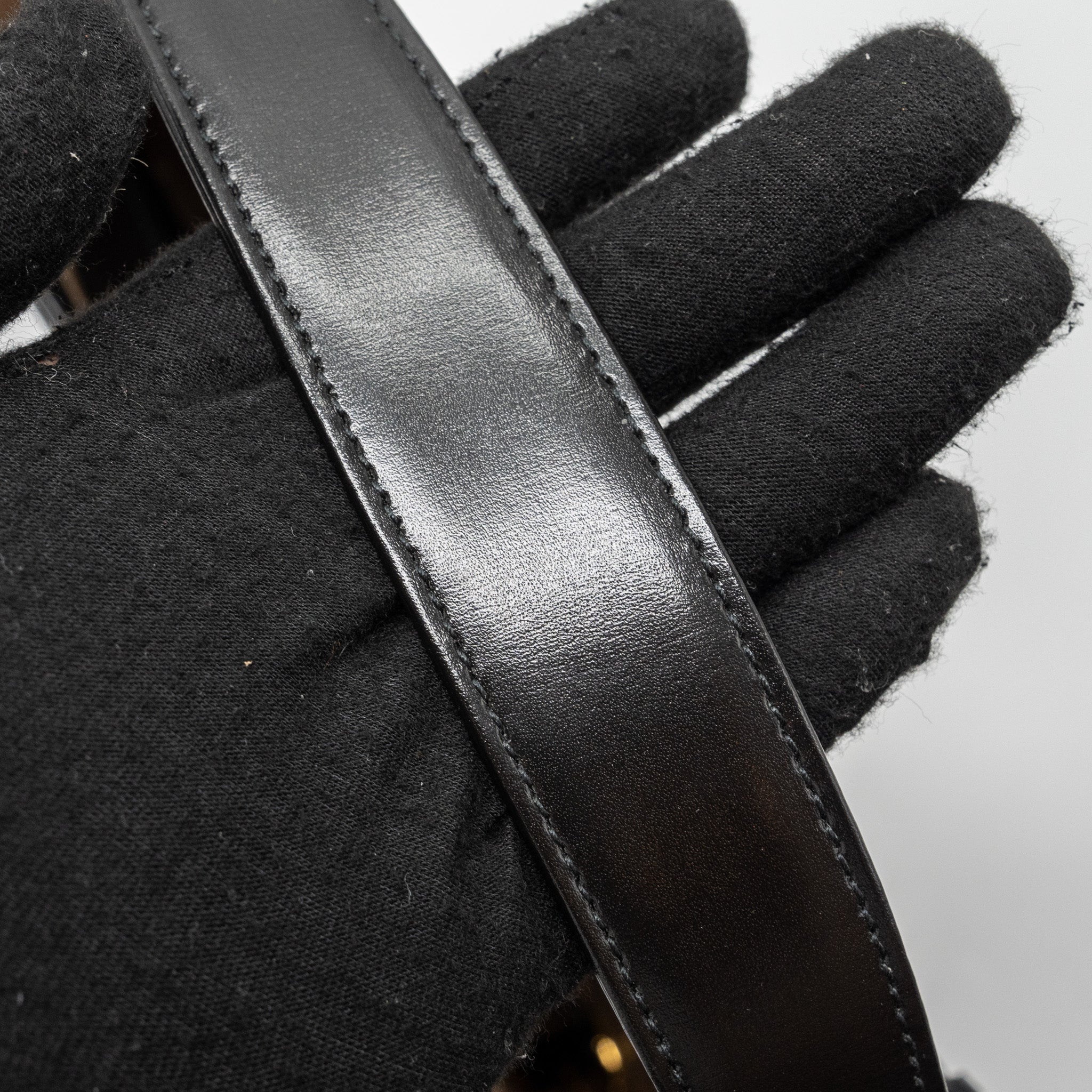 GUCCI JACKIE 1961 MEDIUM BAG CALFSKIN BLACK GHW