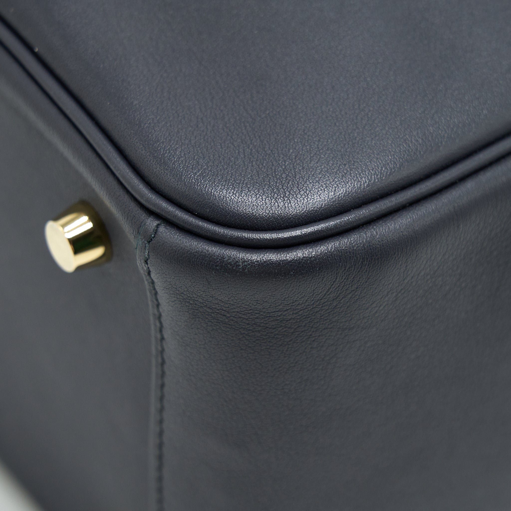 HERMES LINDY 26 SWIFT NAVY AND ORANGE GHW