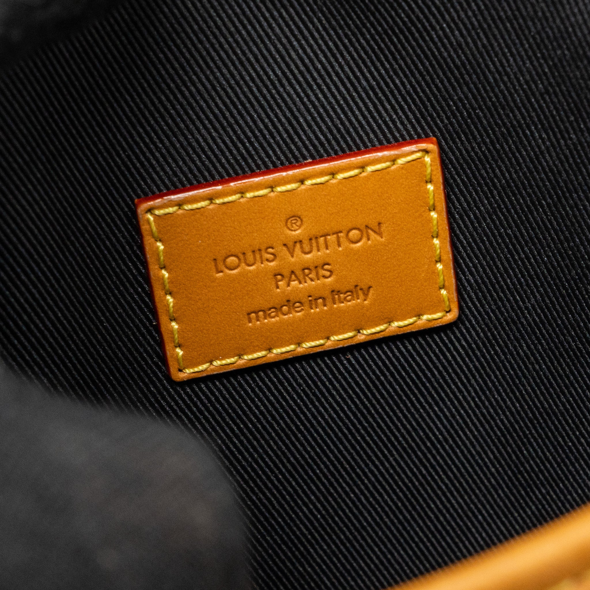 LOUIS VUITTON X NIGO AMAZON SLING BAG MONOGRAM CANVAS BLACK HARDWARE