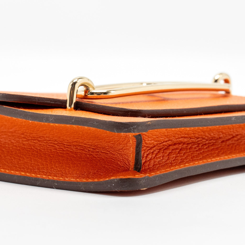 HERMES ROULIS SLIM EVERCOLOR ORANGE GHW