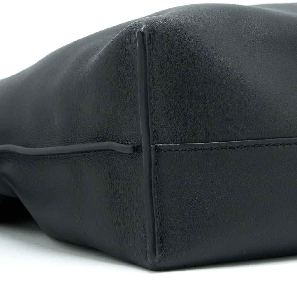 LOEWE FLAMENCO MEDIUM CLUTCH BAG BLACK NAPPA CALFSKIN GHW