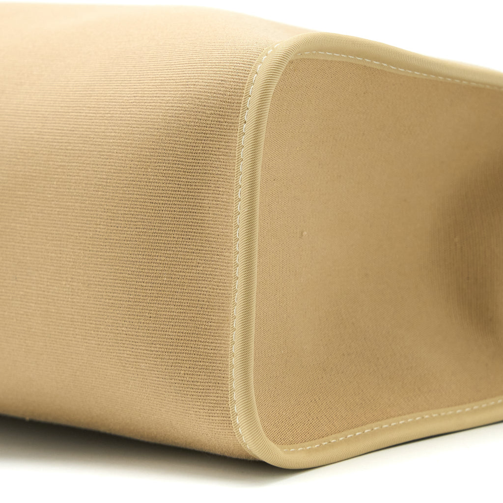 HERMES HERBAG 31 ZIP BAG CANVAS/HUNTER TRENCH/BLUE INDIGO SHW