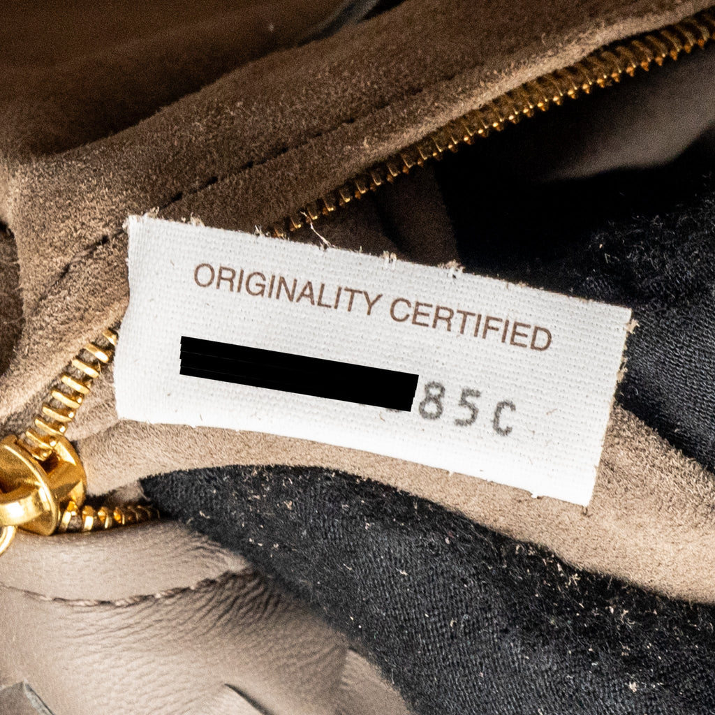 BOTTEGA VENETA TOTE BAG LAMBSKIN GREY GHW