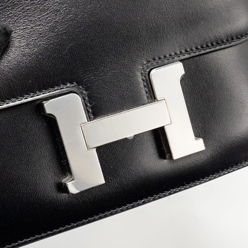 HERMES MINI CONSTANCE BOX BLACK SHW