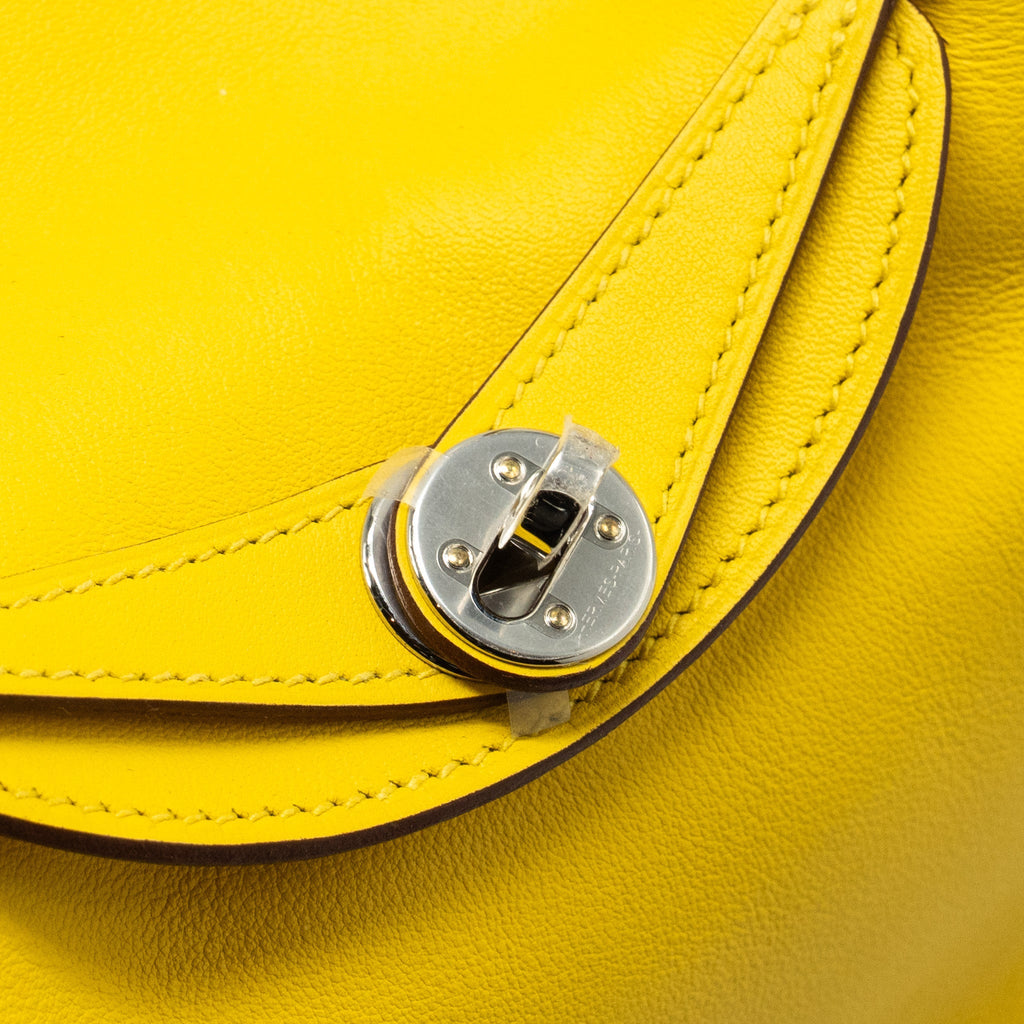 HERMES MINI LINDY SWIFT 9O JAUNE DE NAPLES SHW