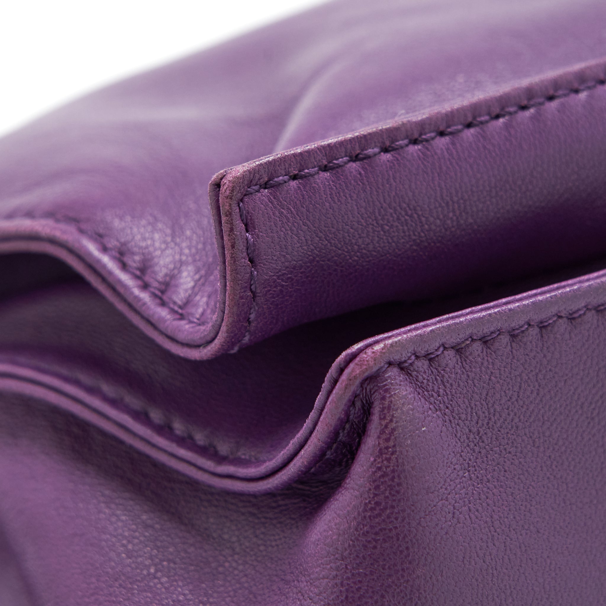 LOEWE FLAMENCO BAG PURPLE GHW