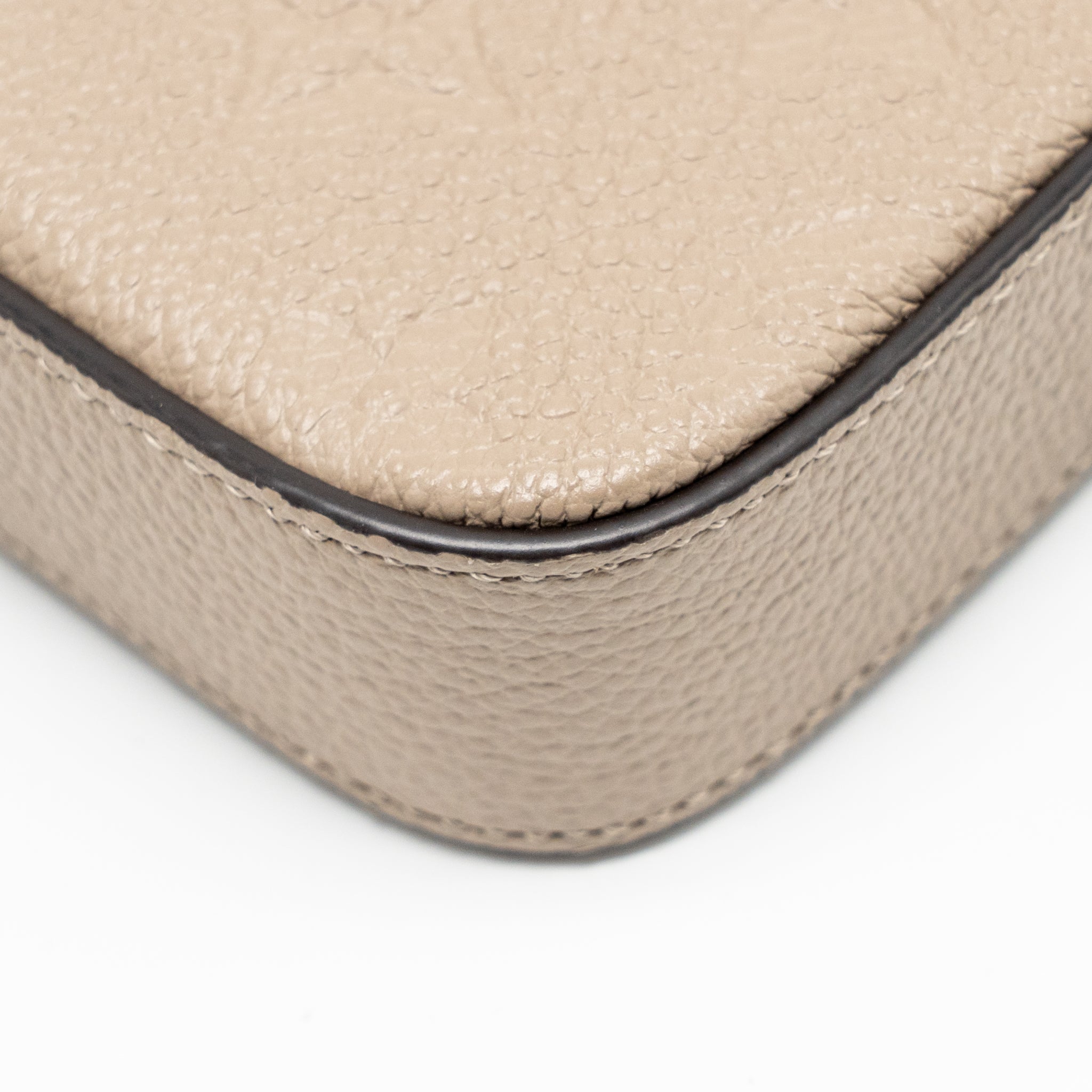 LOUIS VUITTON FELICIE POCHETTE MONOGRAM EMPREINTE TOURTERELLE GHW