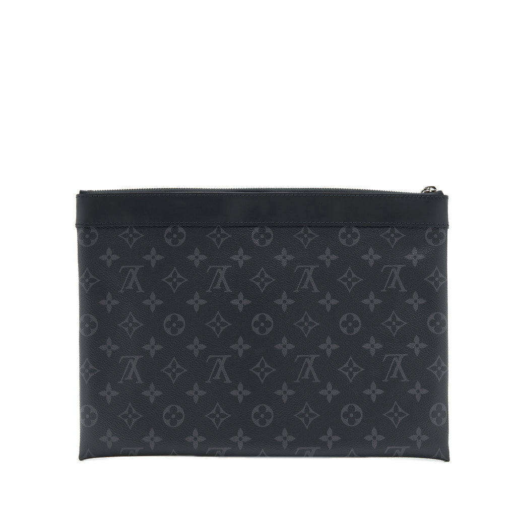 LOUIS VUITTON DISCOVERY POUCH MONOGRAM ECLIPSE COATED CANVAS