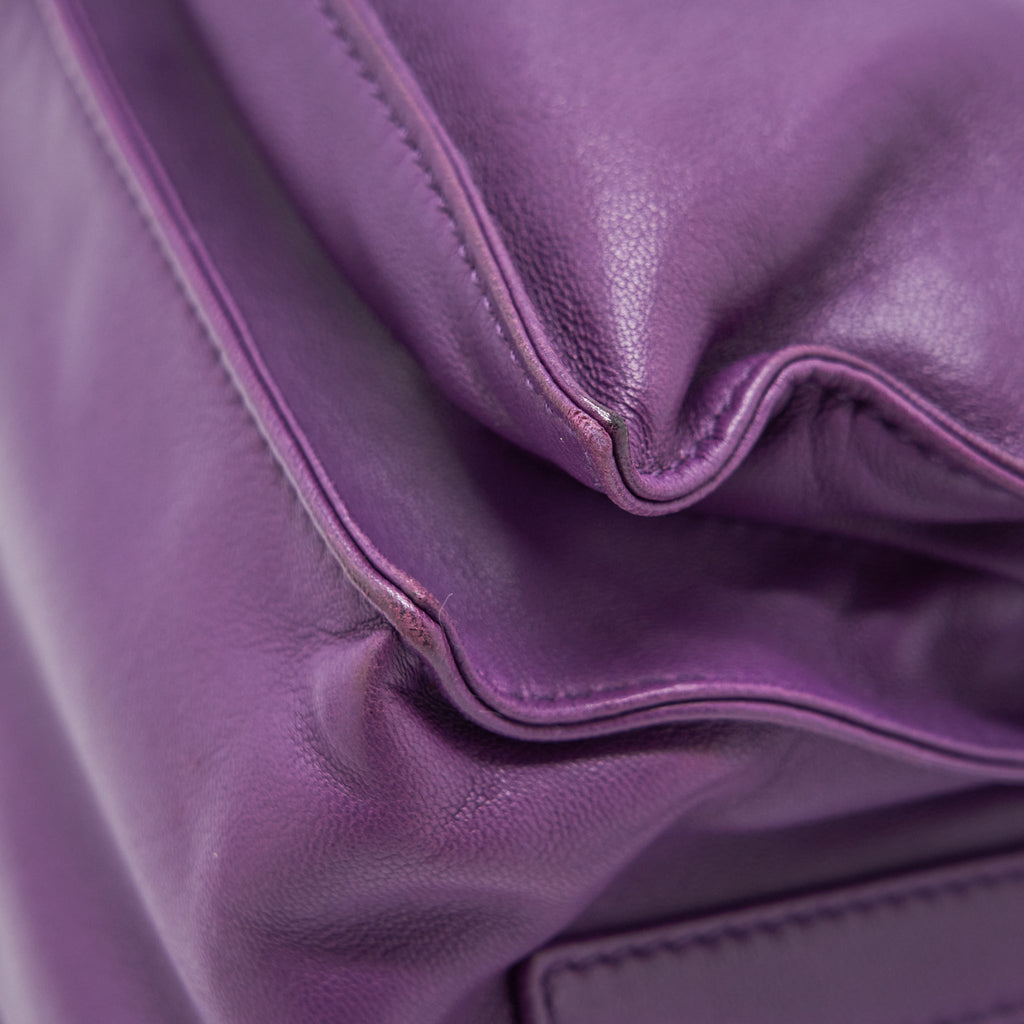 LOEWE FLAMENCO BAG PURPLE GHW