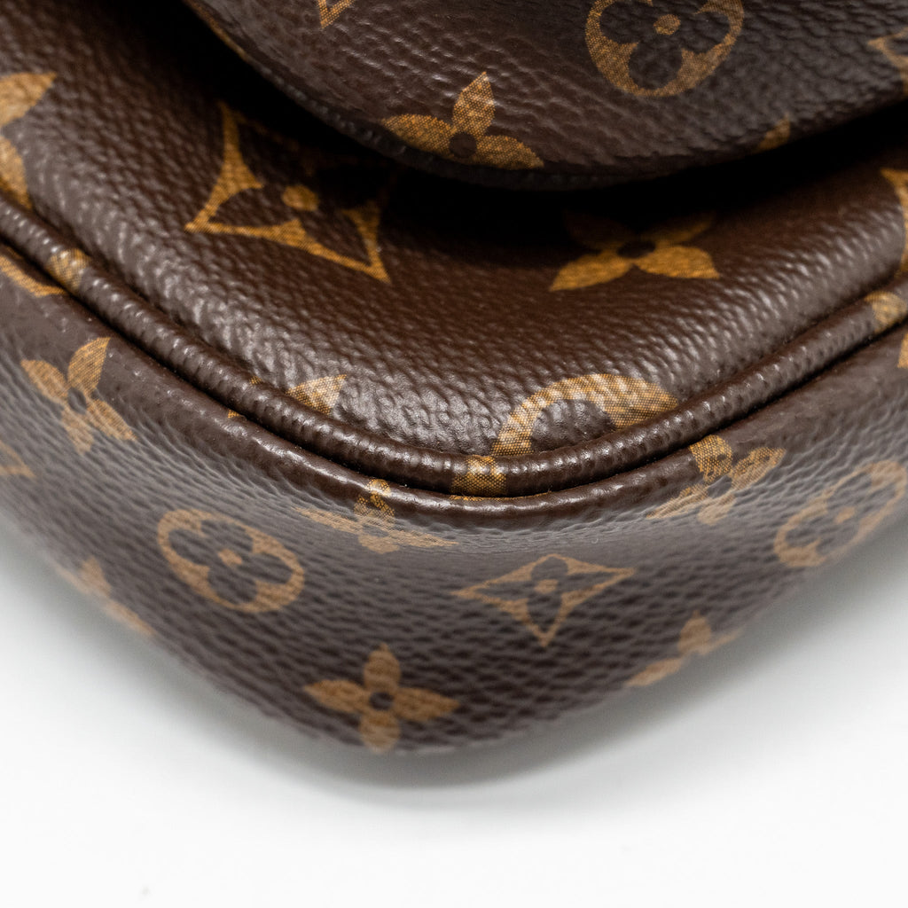 LOUIS VUITTON MULTI POCHETTE ACCESSORIES MONOGRAM CANVAS KHAKI GHW