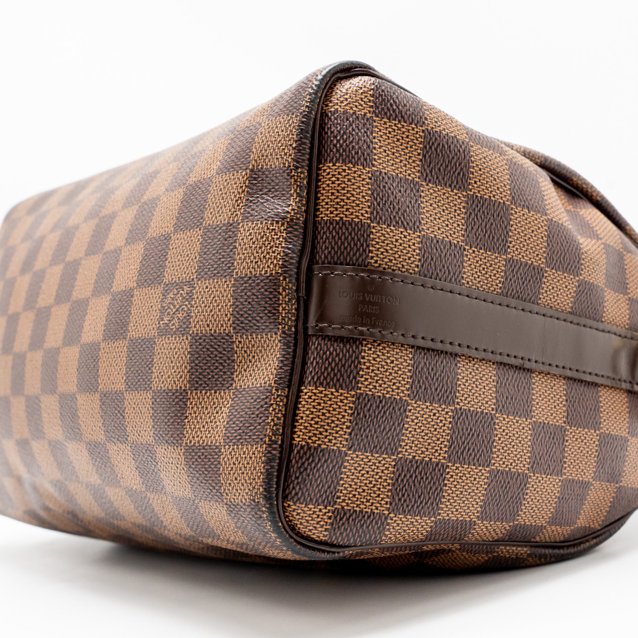 LOUIS VUITTON SPEEDY BANDOULIERE 25 DAMIER EBENE GHW