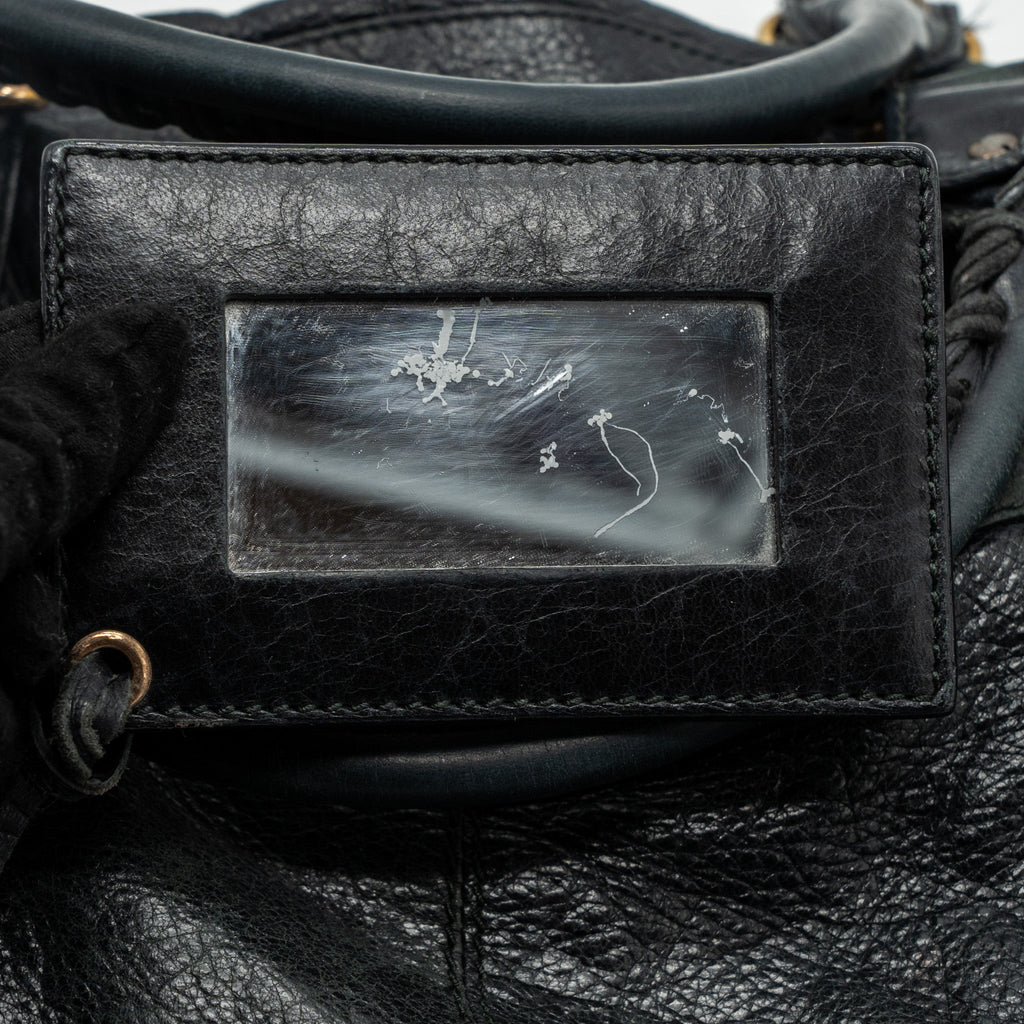 BALENCIAGA G21 WORK BAG LEATHER BLACK GHW