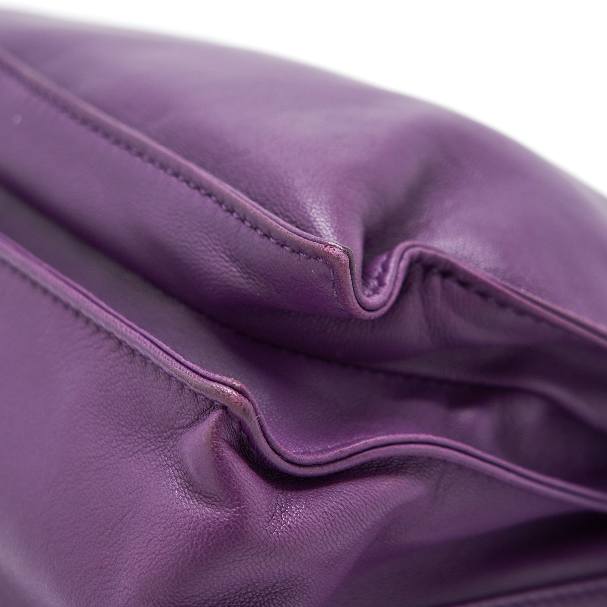 LOEWE FLAMENCO BAG PURPLE GHW