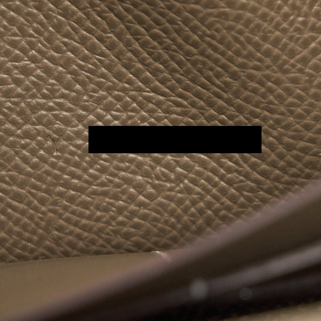 HERMES KELLY LONG WALLET ETOUPE GHW