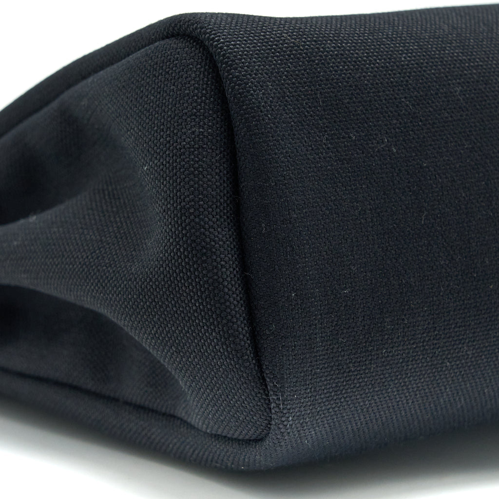 HERMES HERBAG ZIP 31 BAG RETOURNE TOILE MILITARIES CANVAS/HUNTER BLACK SHW