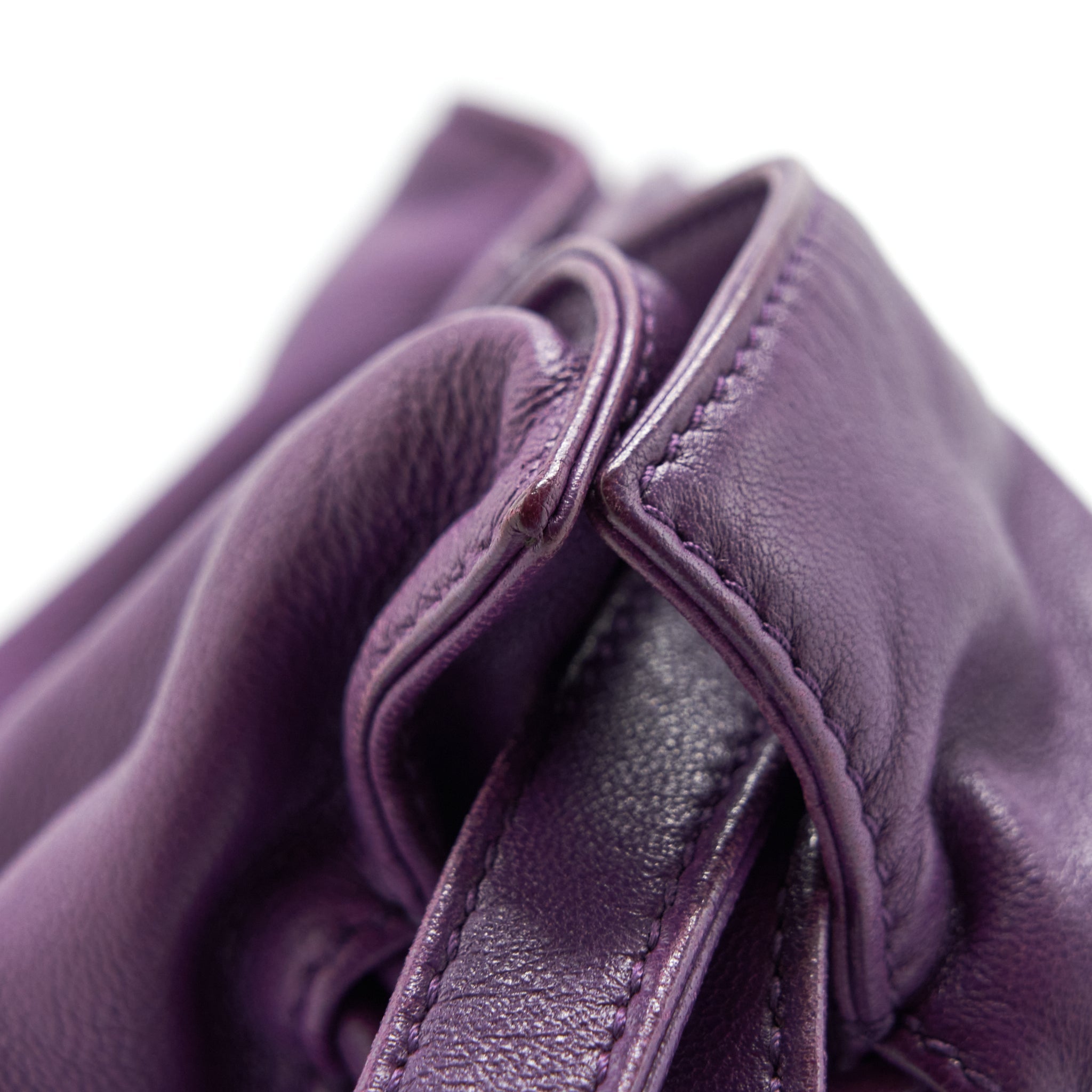 LOEWE FLAMENCO BAG PURPLE GHW