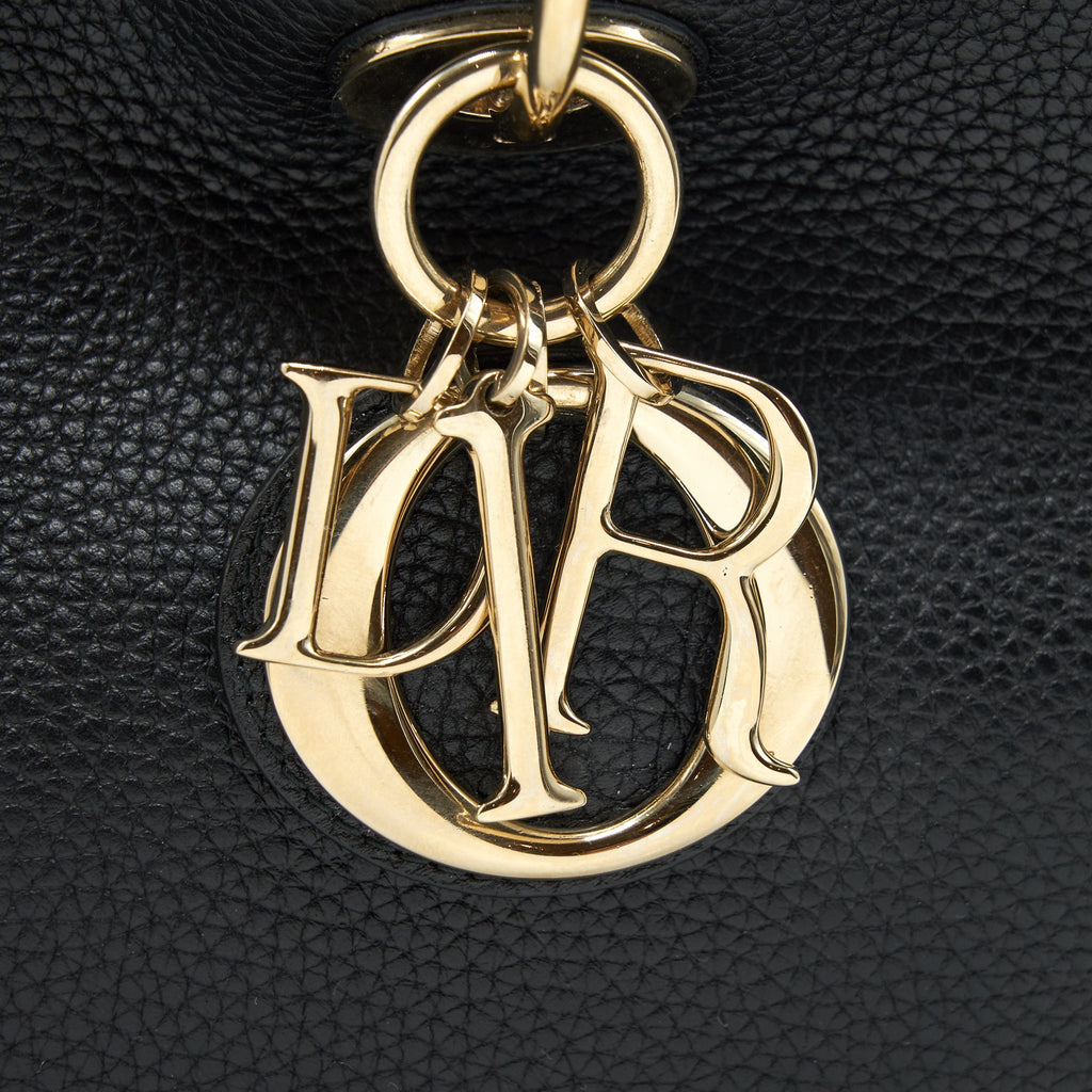 DIOR DIORISSIMO TOTE BAG BLACK LGHW