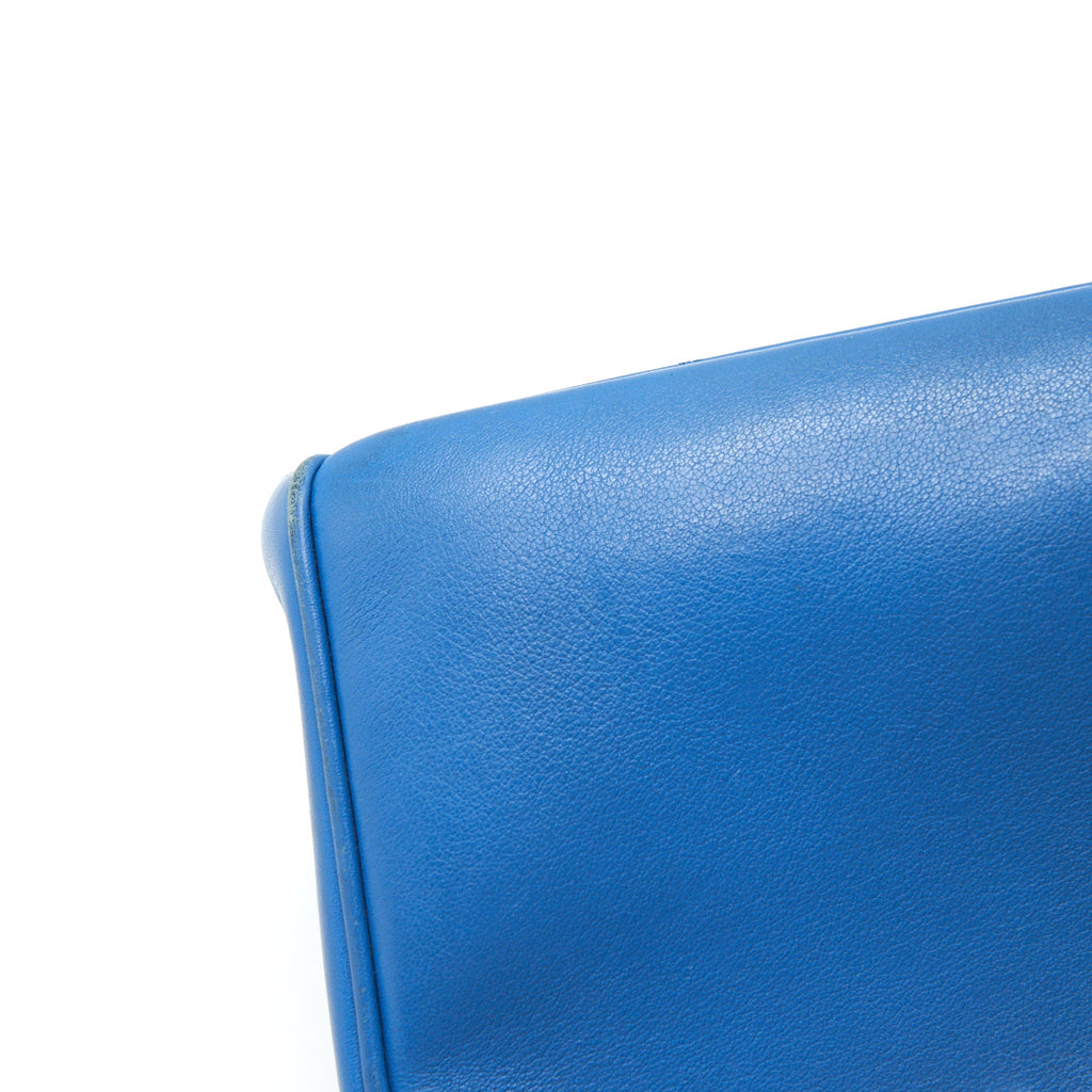 DIOR MINI DIORISSIMO BAG BLUE/ BROWN WITH SHW