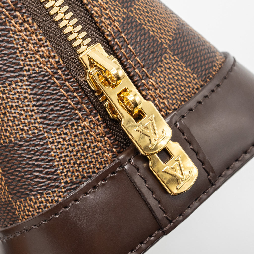 LOUIS VUITTON ALMA BB DAMIER EBENE CANVAS GHW
