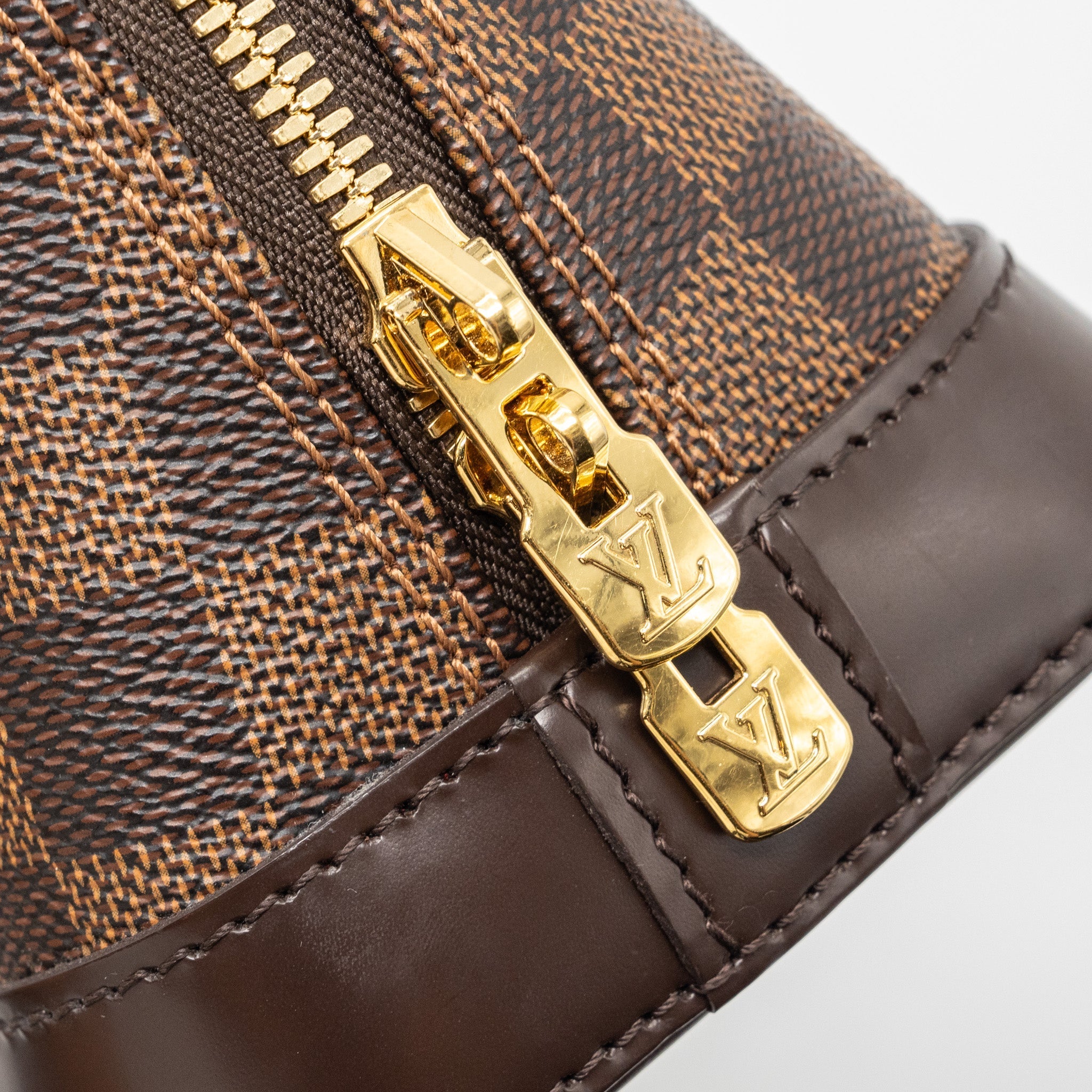 LOUIS VUITTON ALMA BB DAMIER EBENE CANVAS GHW