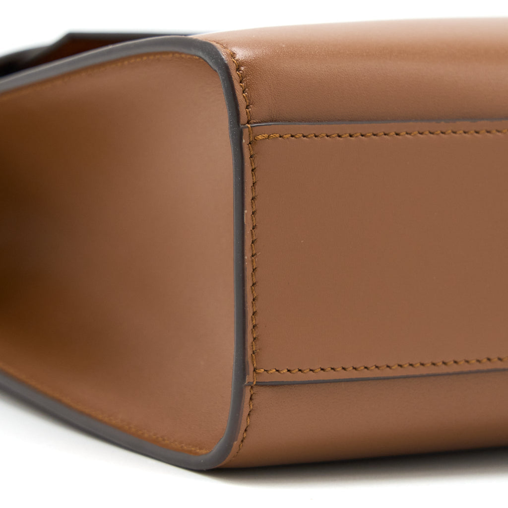 SAINT LAURENT/YSL MANHATTAN SHOULDER BAG BOX BRICK/DARK EBENE GHW