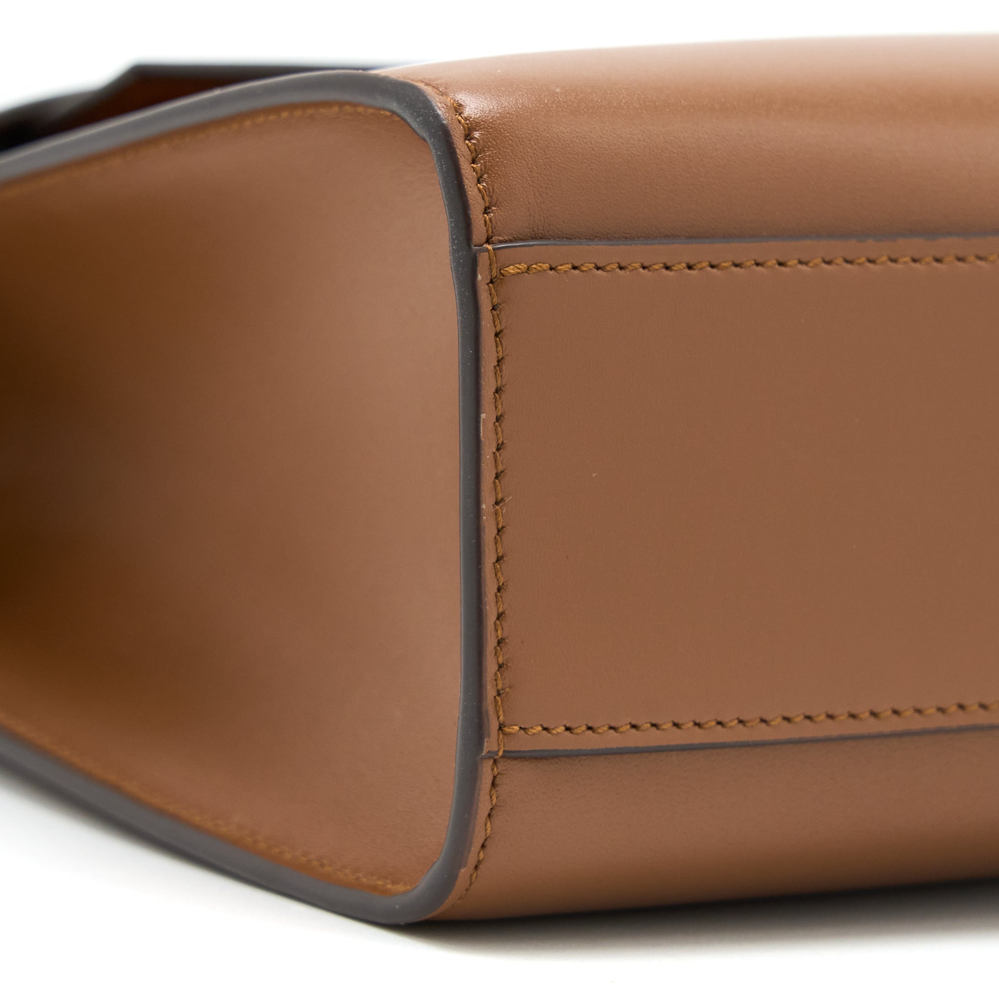 SAINT LAURENT/YSL MANHATTAN SHOULDER BAG BOX BRICK/DARK EBENE GHW