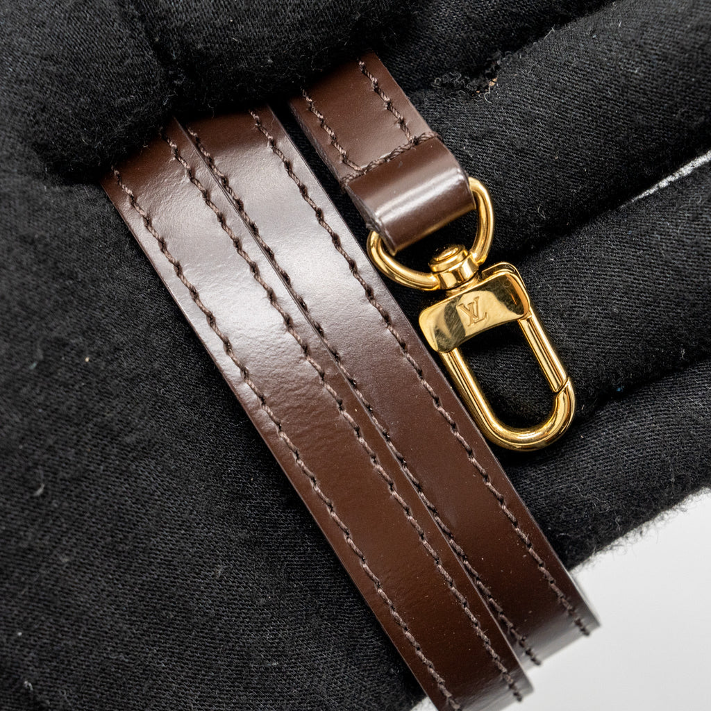 LOUIS VUITTON ALMA BB DAMIER EBENE CANVAS GHW
