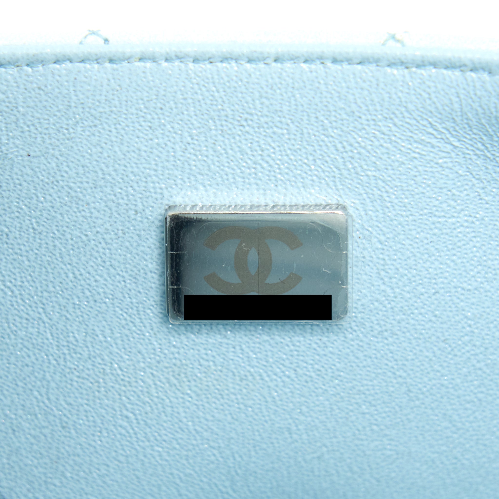 CHANEL 21K MINI RECTANGULAR FLAP BAG LAMBSKIN MULTICOLOUR OMBRÉ IRIDESCENT SHW (MICROCHIP)