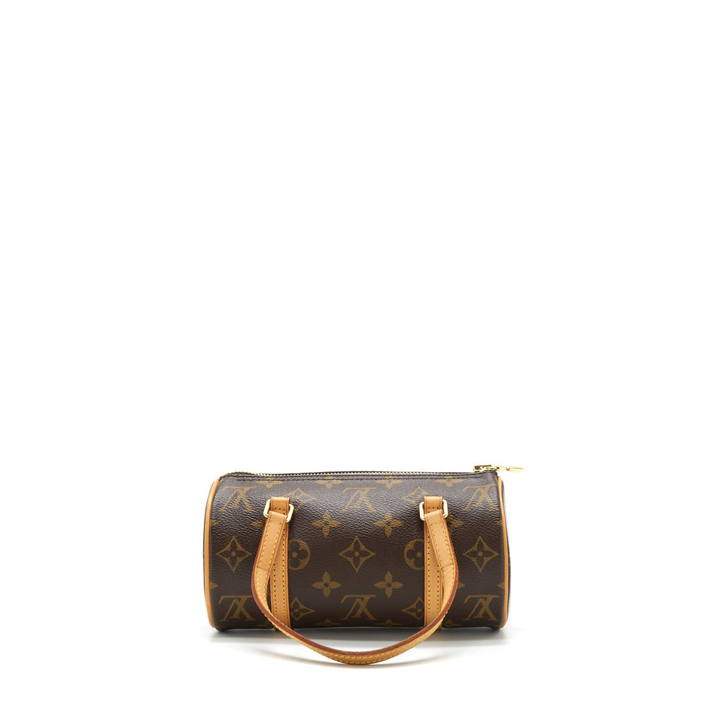 LOUIS VUITTON VINTAGE PAPILLON MINI 19 CM MONOGRAM CANVAS GHW