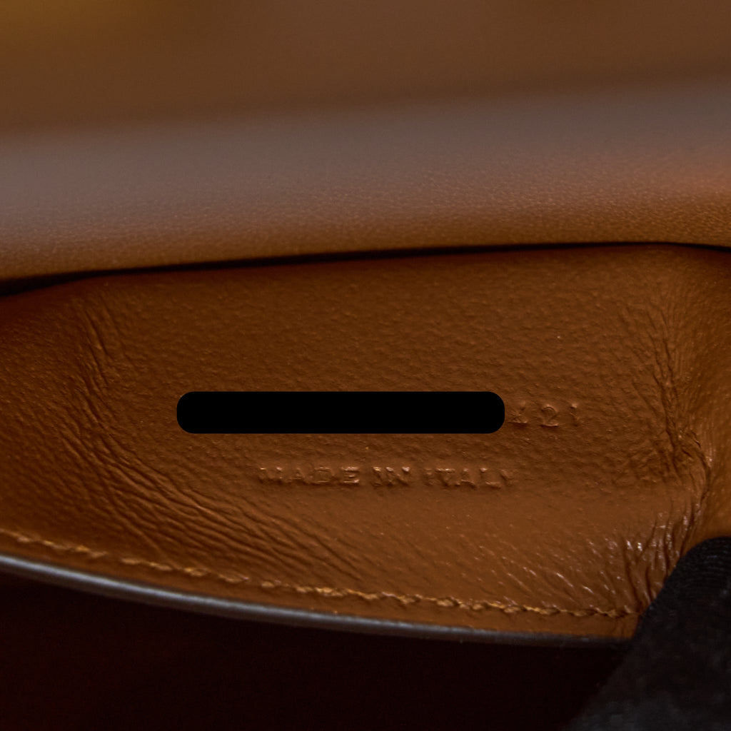 SAINT LAURENT/YSL MANHATTAN SHOULDER BAG BOX BRICK/DARK EBENE GHW