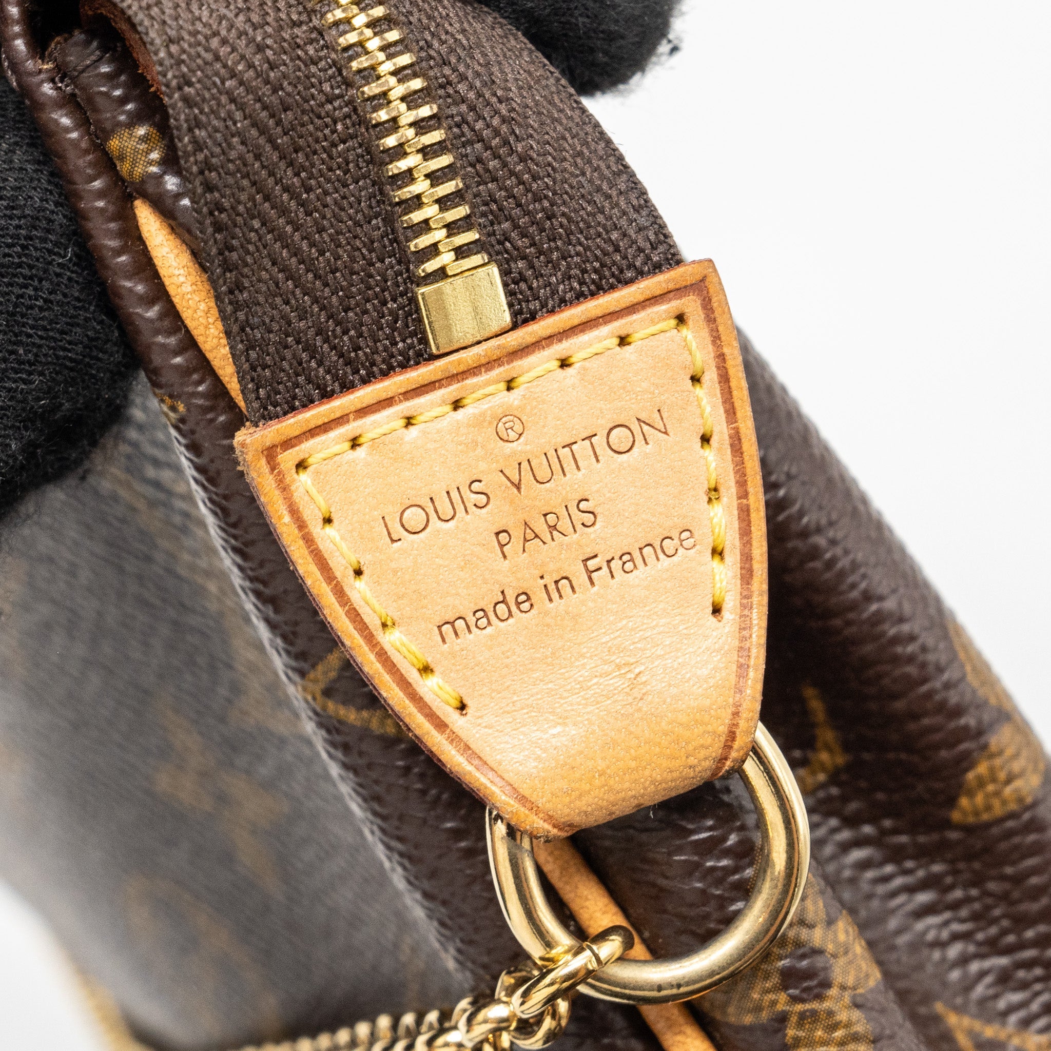 LOUIS VUITTON EVA POCHETTE MONOGRAM CANVAS GHW