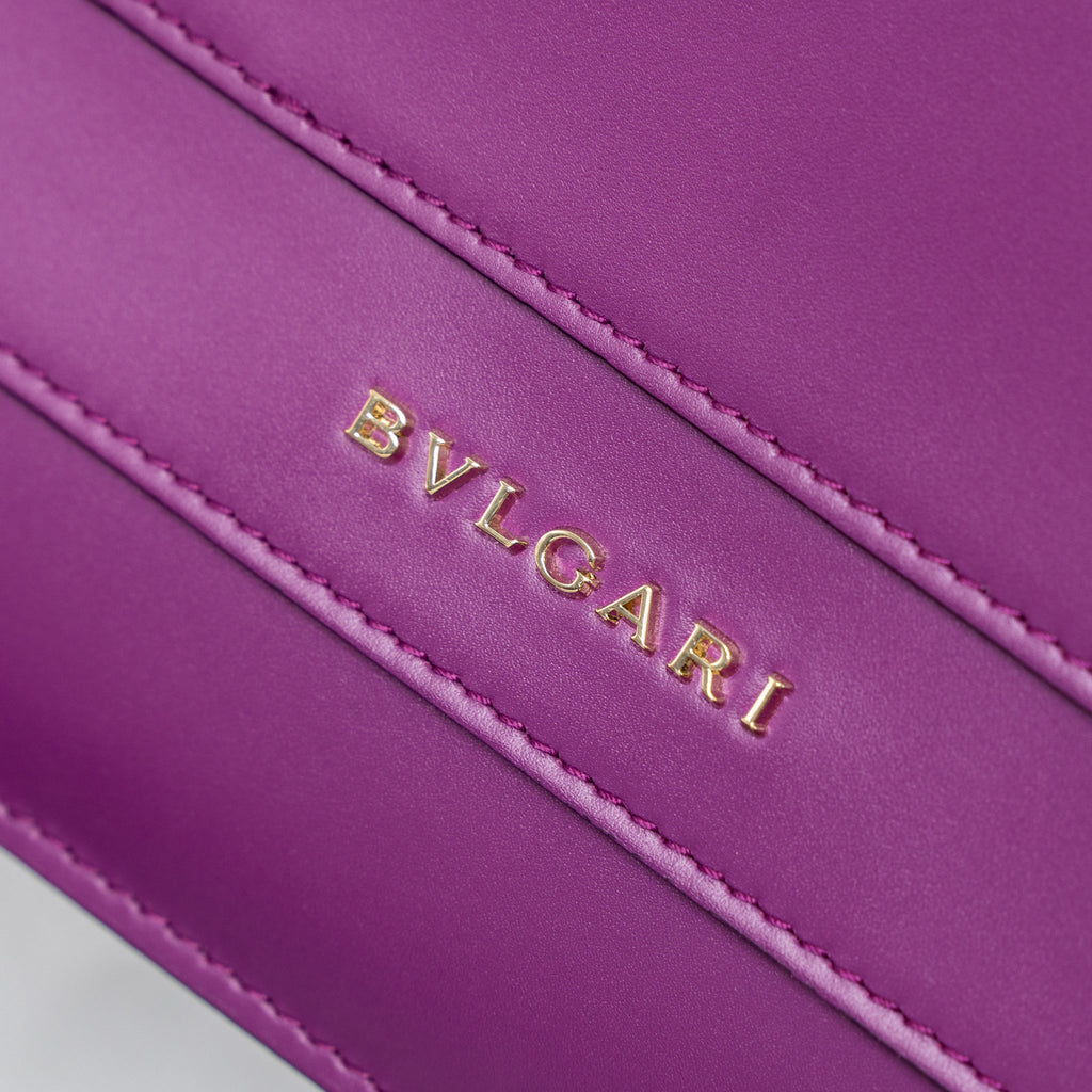 BVLGARI SERPENTI FOREVER SHOULDER BAG CALFSKIN PURPLE LGHW