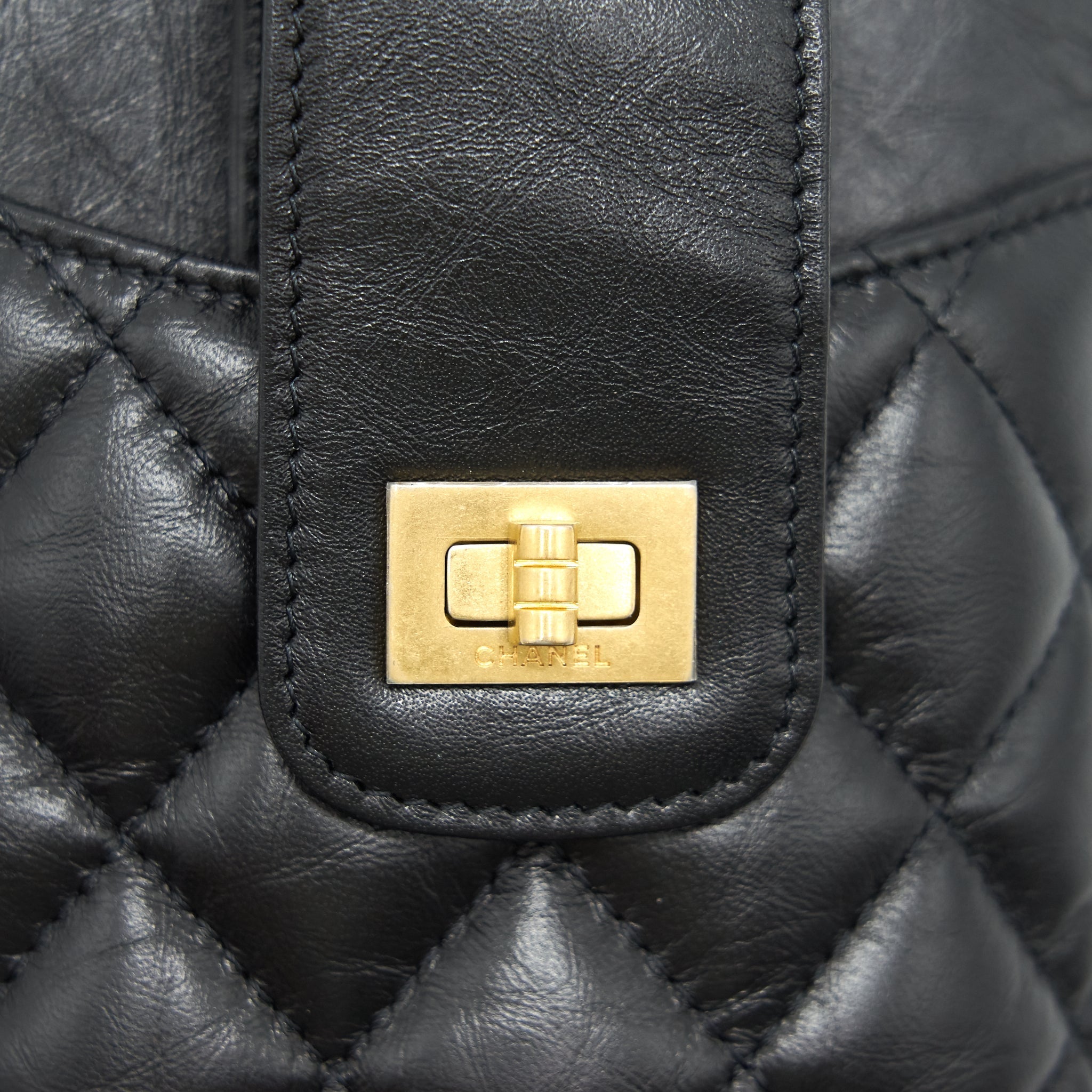 CHANEL 2.55 MINI PHONE CASE WITH CHAIN